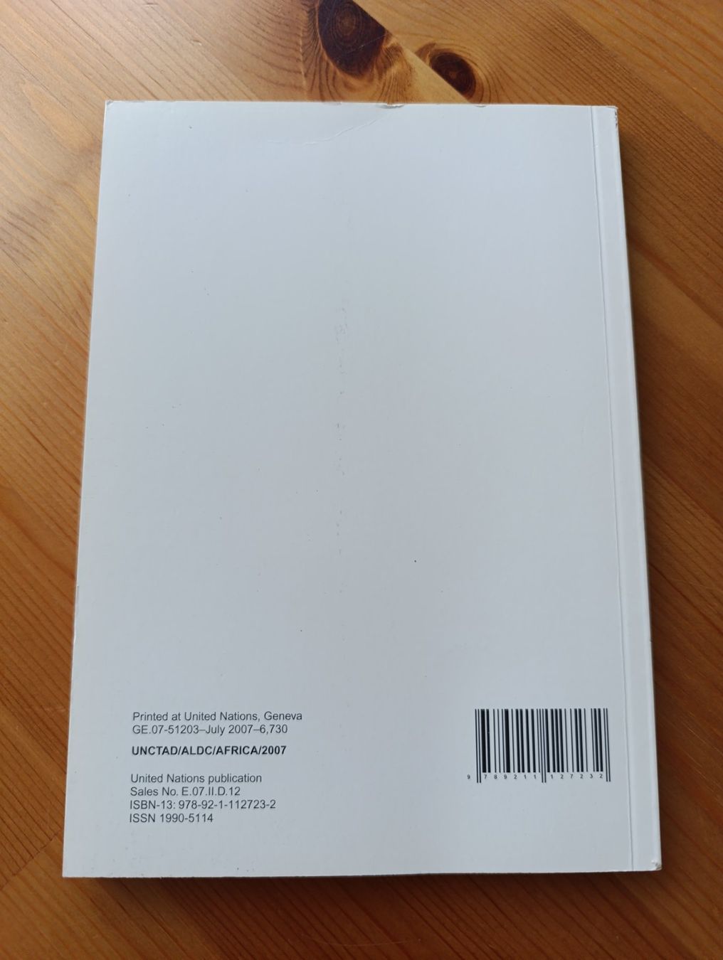 Bücher: Economic Development in Africa - United Nations – Gebraucht aus Prangins von Timband 2