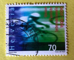 Nr.989 GESTEMPELT Radfahrer 2000   Siehe Original Fotos.  ﻿
