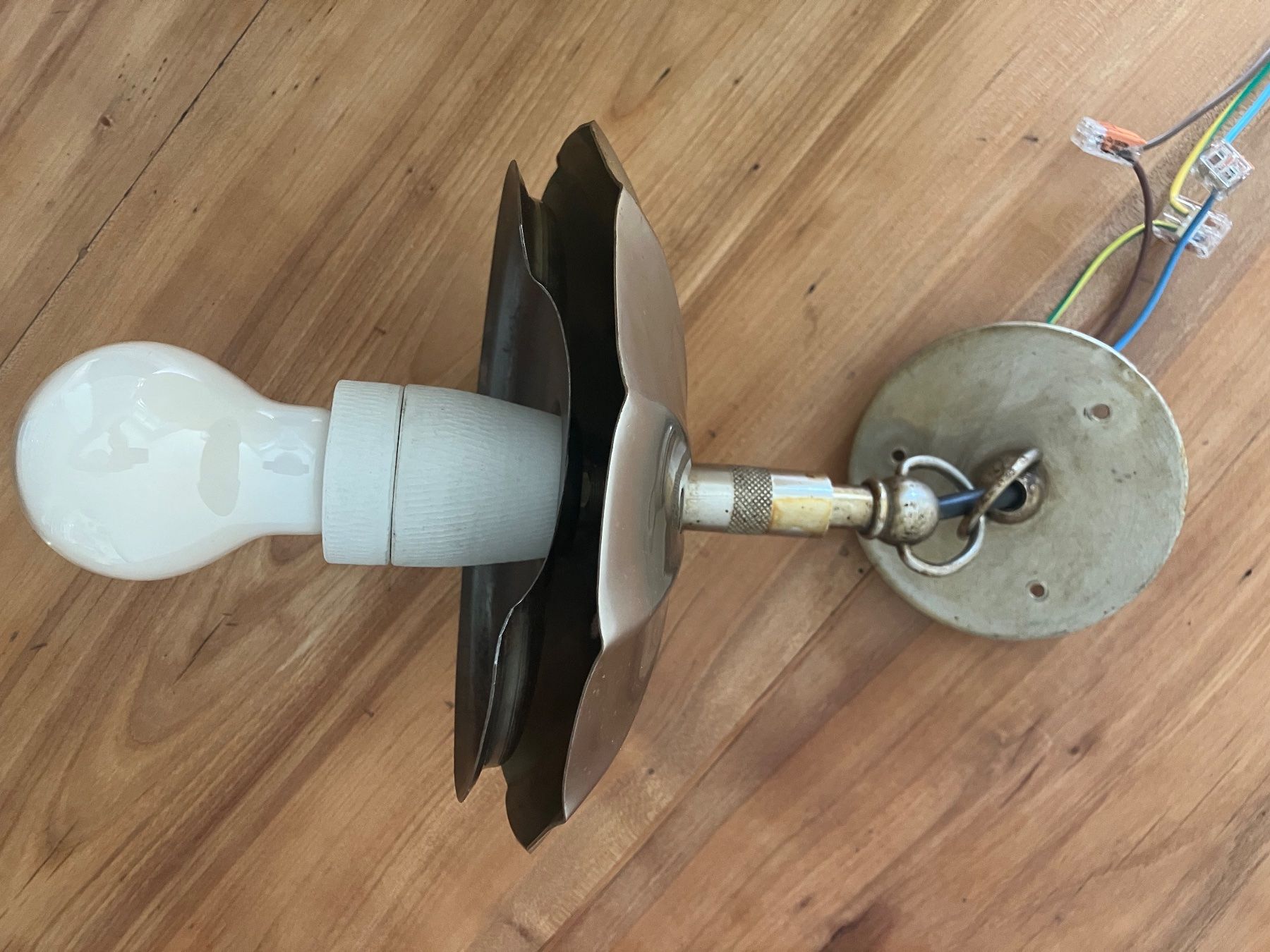 Lampade: Antike Lampe - gelb - aus Glas – Usato da Zürich venduto da 5xnd 9