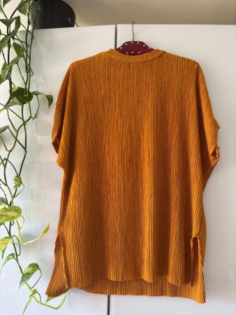 MANGO SUIT goldgelbes Shirt Gr. S