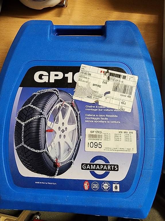 Catene da neve: Schneeketten NEU!! GP1000 095 – Usato da Fehraltorf venduto da Werkstatt85 2