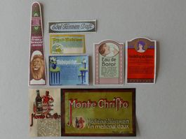 ALTE ETIKETTEN APOTHEKE DROGERIE JUGENDSTIL