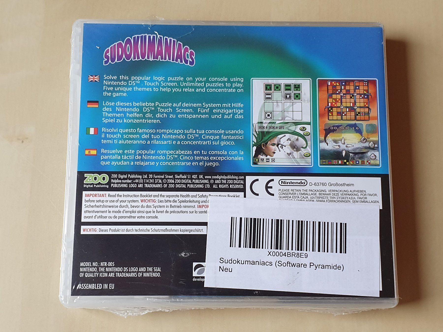 Nintendo Giochi: Sudokumaniacs neu und ovp – Nuovo e nell'imballaggio originale da Stansstad venduto da collectorsshop 1