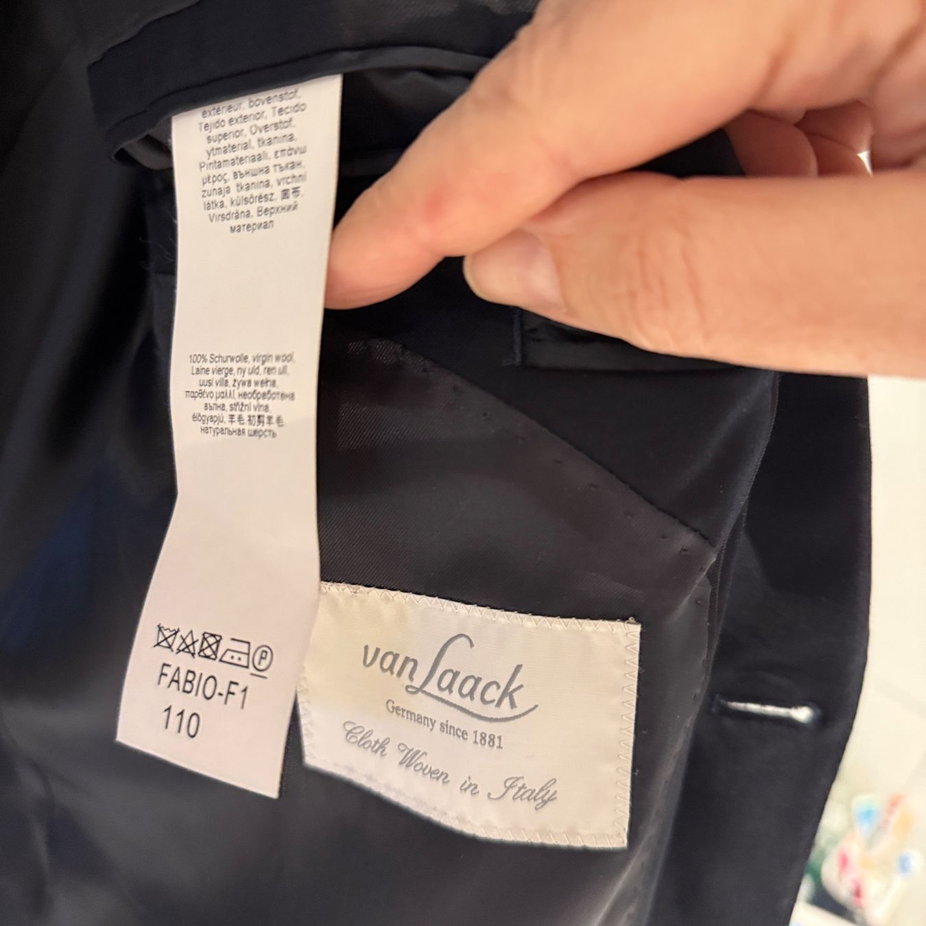 Completi, tute sportive e funzionali: Herren Anzug -  Van Laack, Gr. Jackie 56, Hose 110 – Usato da Zürich venduto da whitebraun 3