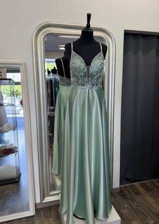 Abendkleid mintgrün lang Gr. 36