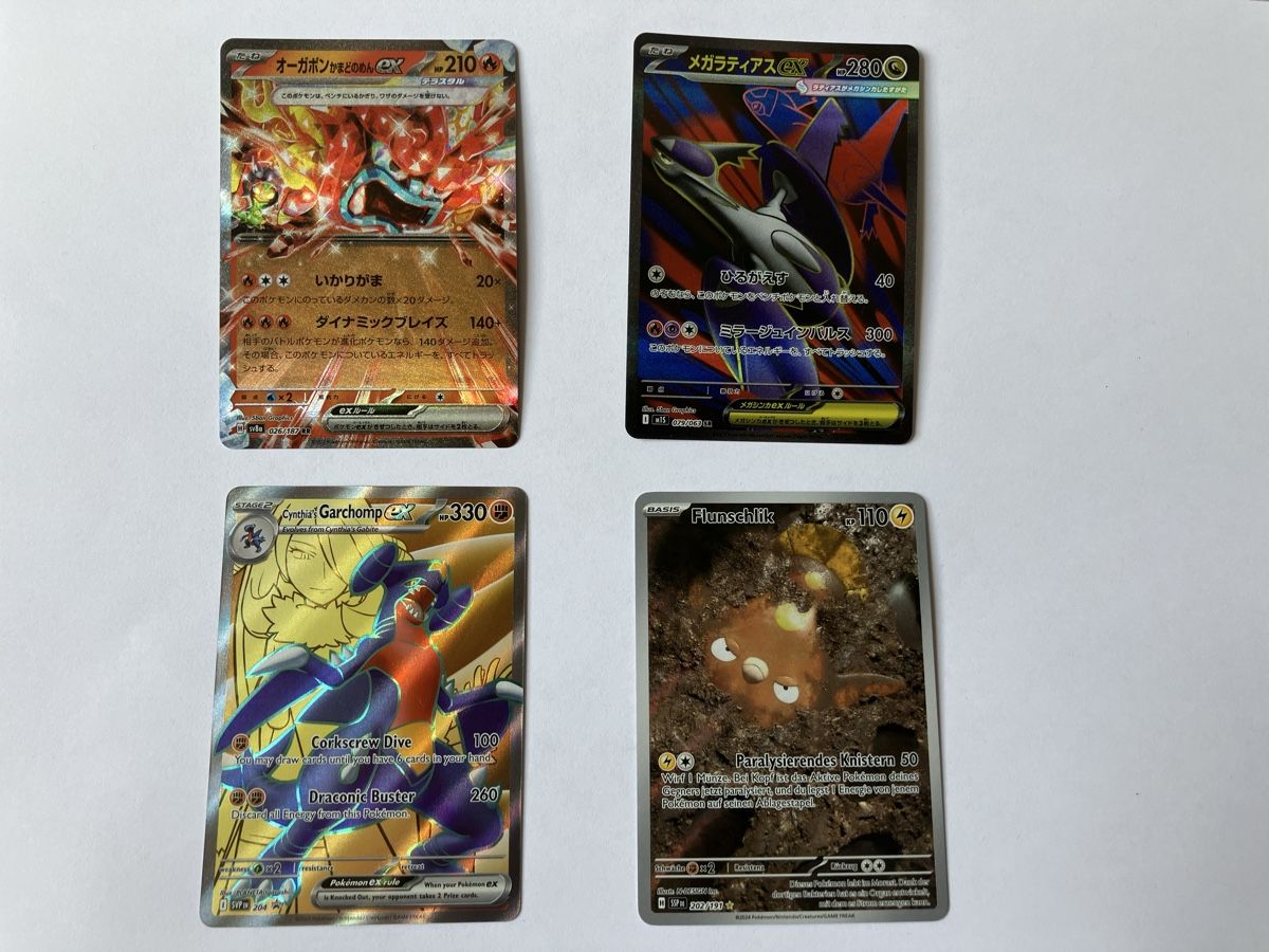 Pokémon Carte collezionabili: Pokémon Karten Set 4 Stück  – Usato da Bern venduto da chr_mk8z