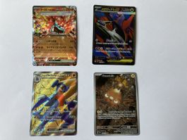 Pokémon Karten Set 4 Stück 
