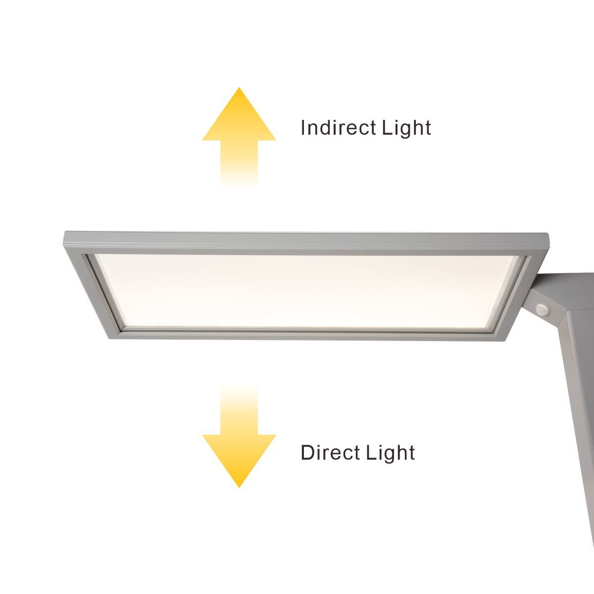 Lampade: LED Büro Stehleuchte, Silber, CCT – Nuovo (secondo la descrizione) da Kreuzlingen venduto da Smart-Light 4