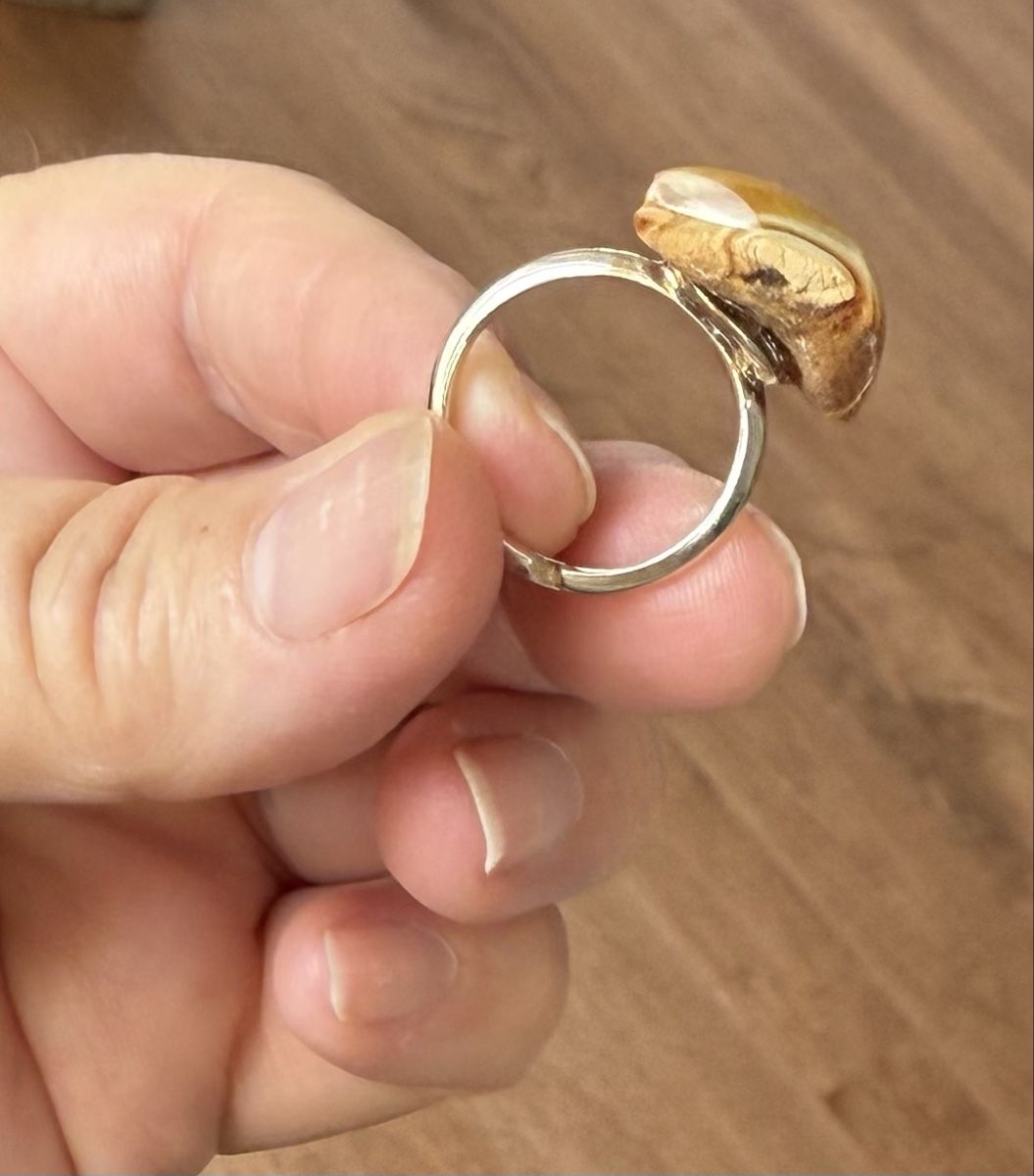 Anelli: Himmlischer Bernstein-Ring in Silber 925 – Nuovo e nell'imballaggio originale da Ebikon venduto da elischka 5
