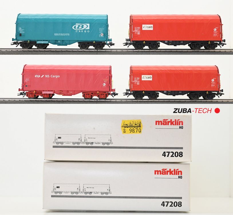 2x Märklin 47208 Wagen-Set 2tlg NS/SNCB, H0 WS mit OVP (Gebraucht) in ...