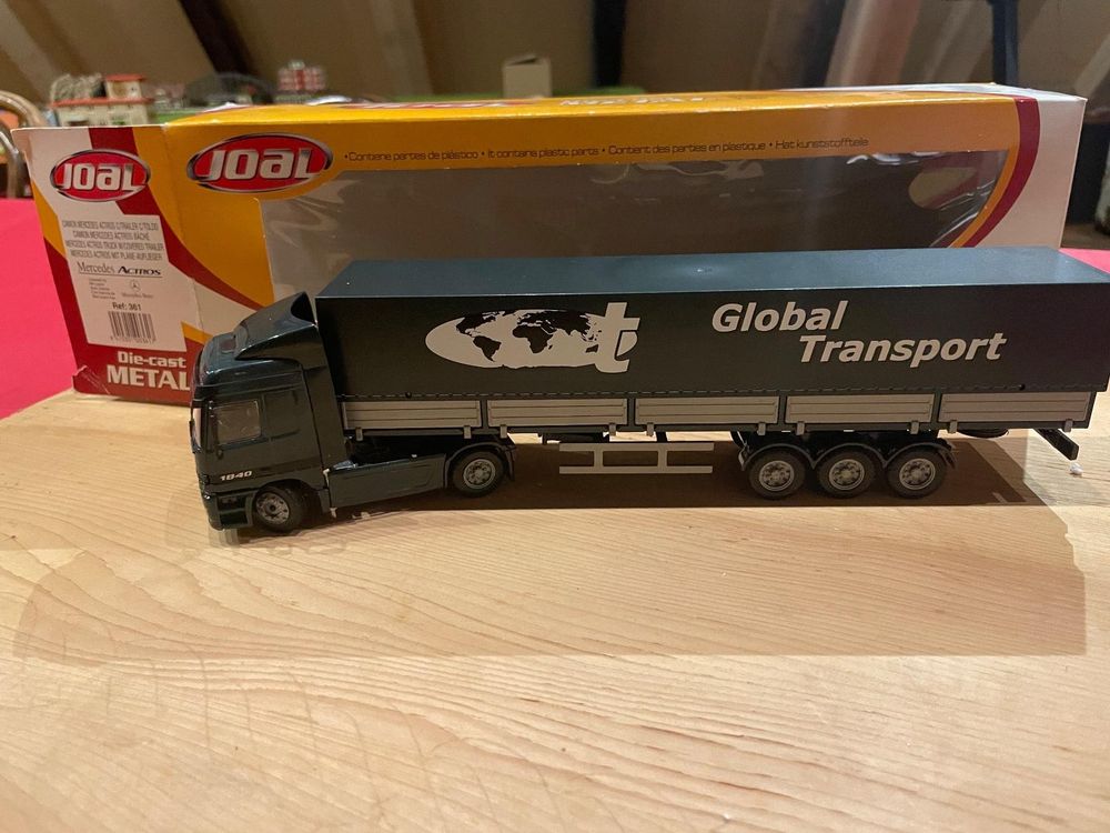 CONRAD CAMION TRACTEUR solo MAN TG 4x2 1/50 TRUCK LKW + box no wsi joal