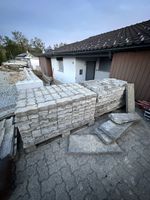 Betonsteine Verbundsteine Grau auf Palette