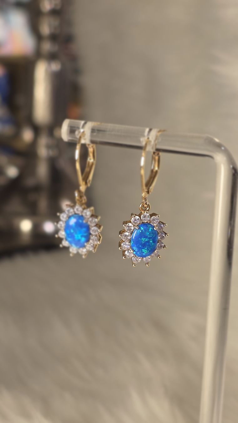 Orecchini pendenti & Orecchini a lobo: ohrringe Opal – Nuovo e nell'imballaggio originale da Hemmental venduto da Zirconwelt 1