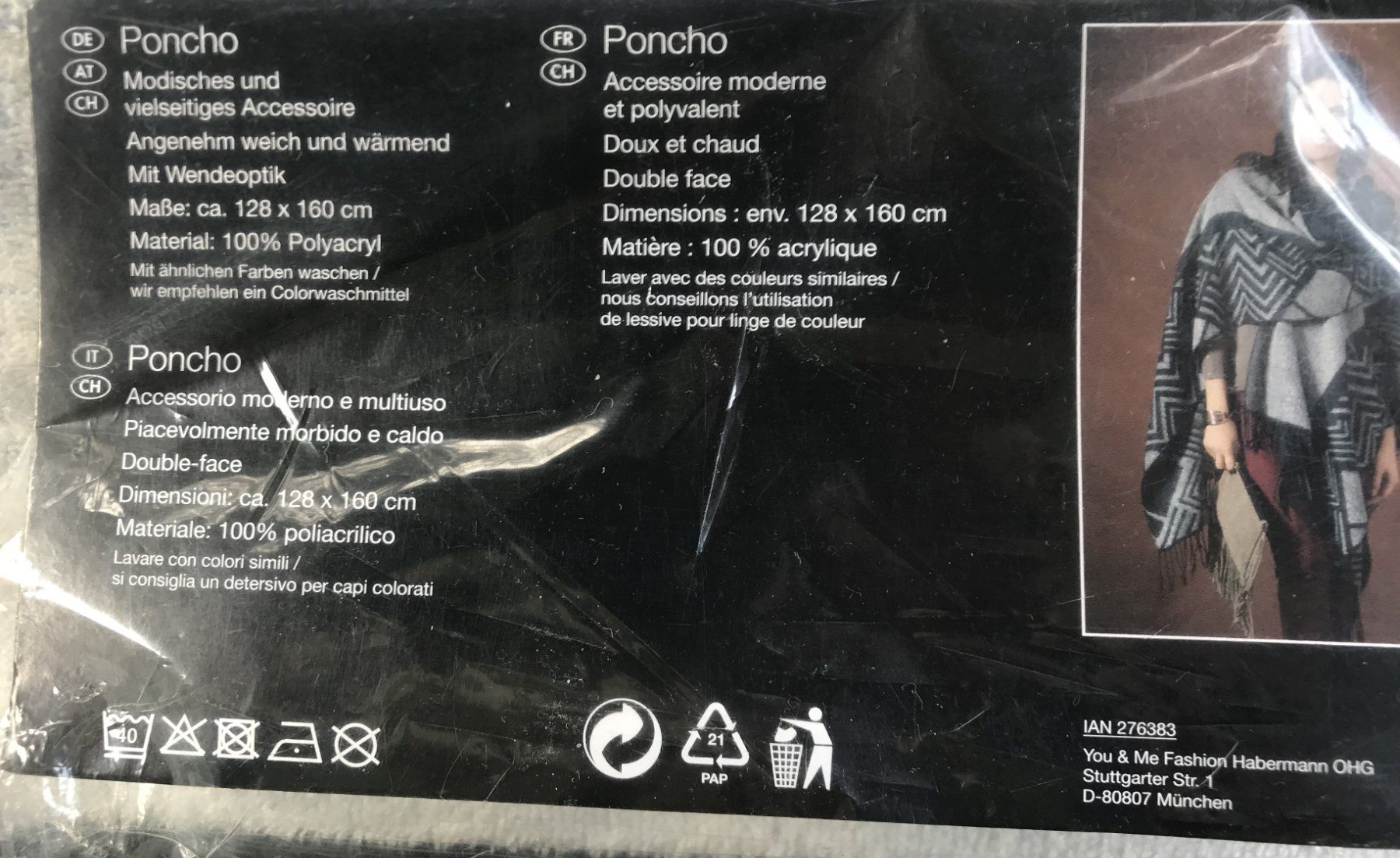 Robes: PONCHO – Neuf avec emballage d'origine à Ostermundigen par Kari1937 6
