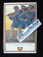 Postkarte mit 3 Soldaten