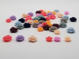 Bunte Rosen als Streudeko oder zum Basteln/Verzieren