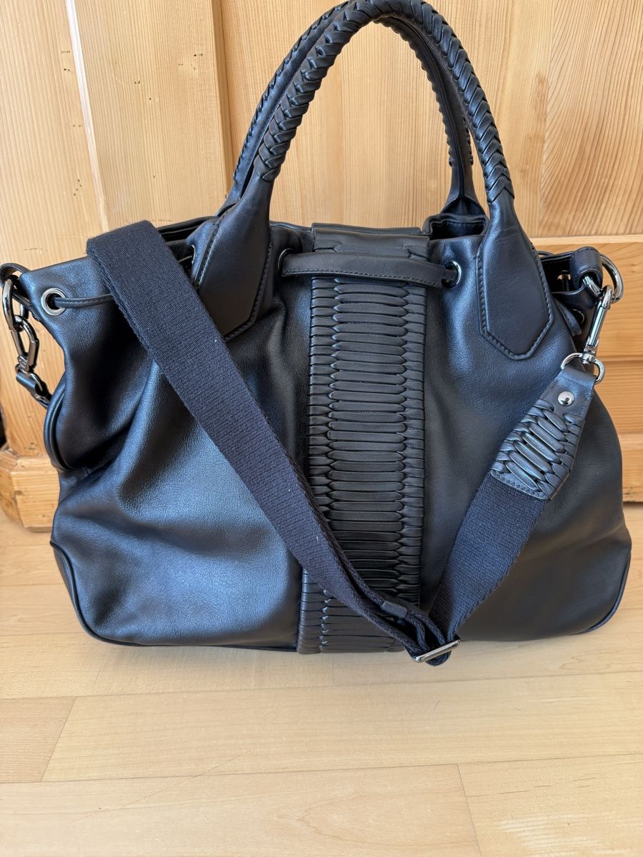 Navyboot Borse da donna: Navyboot Tasche aus Leder schwarz – Usato da Uster venduto da Schangnau87 2