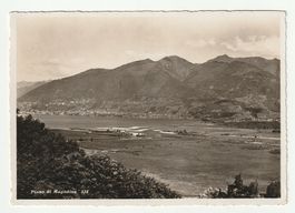 Ansichtskarte Piano di Magadino, Ticino gelaufen 1935