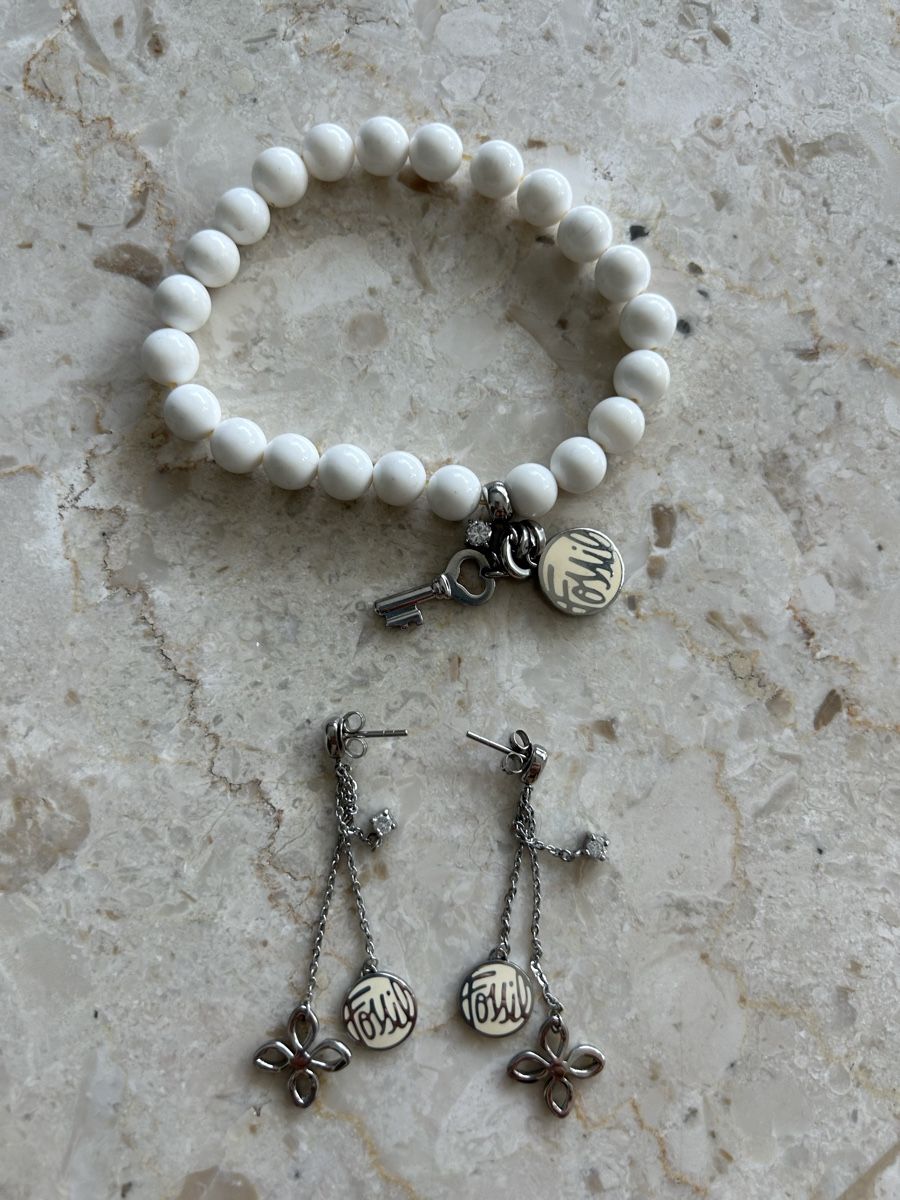 Fossil Bracciali & Braccialetti: Set FOSSIL orecchini e braccialetto – Usato da Locarno venduto da Matic04