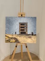 "Abandoned Buildings" Acrylic Painting 50 cm x 60 cm