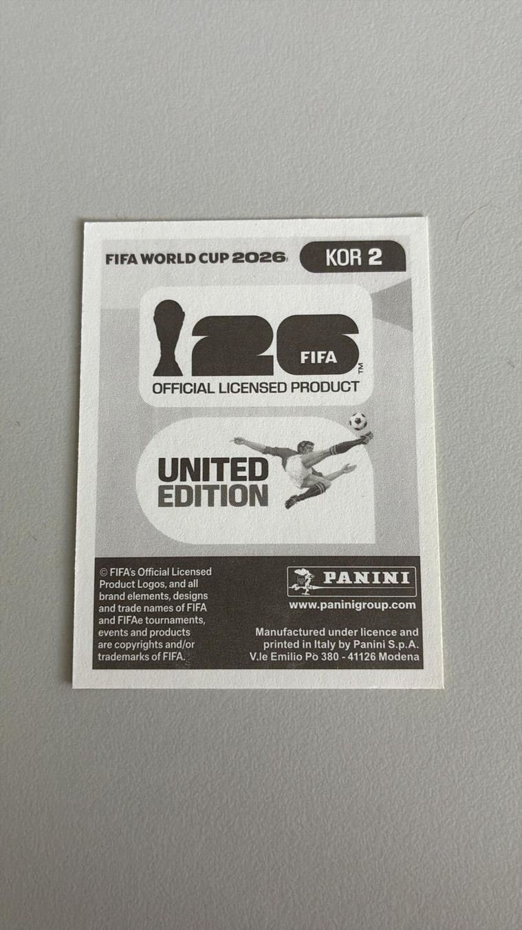 Panini Carte collezionabili: Carte panini 2026 - KOR 2 – Nuovo (secondo la descrizione) da La Neuveville venduto da Ibo2300 1