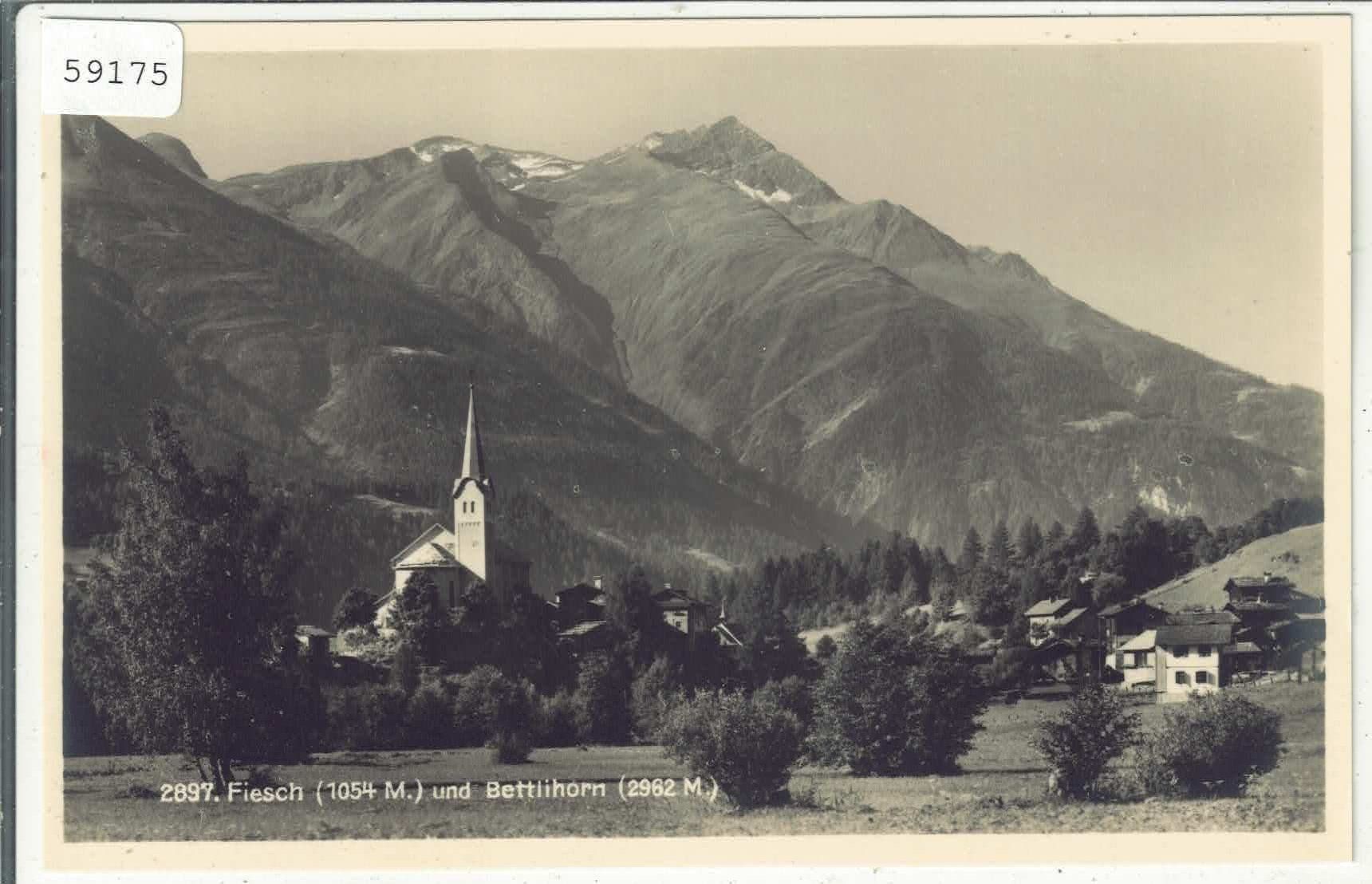 Cartoline postali: Fiesch und Bettlihorn – Usato da Ettingen venduto da Kartenplanet