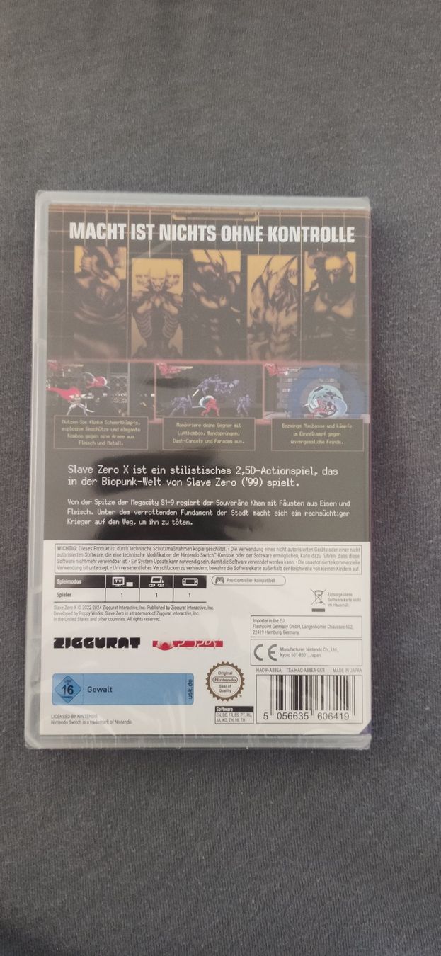 Giochi: Slave Zero X - Nintendo Switch - Top Zustand! – Nuovo e nell'imballaggio originale da St.Gallen venduto da Wdragon 1