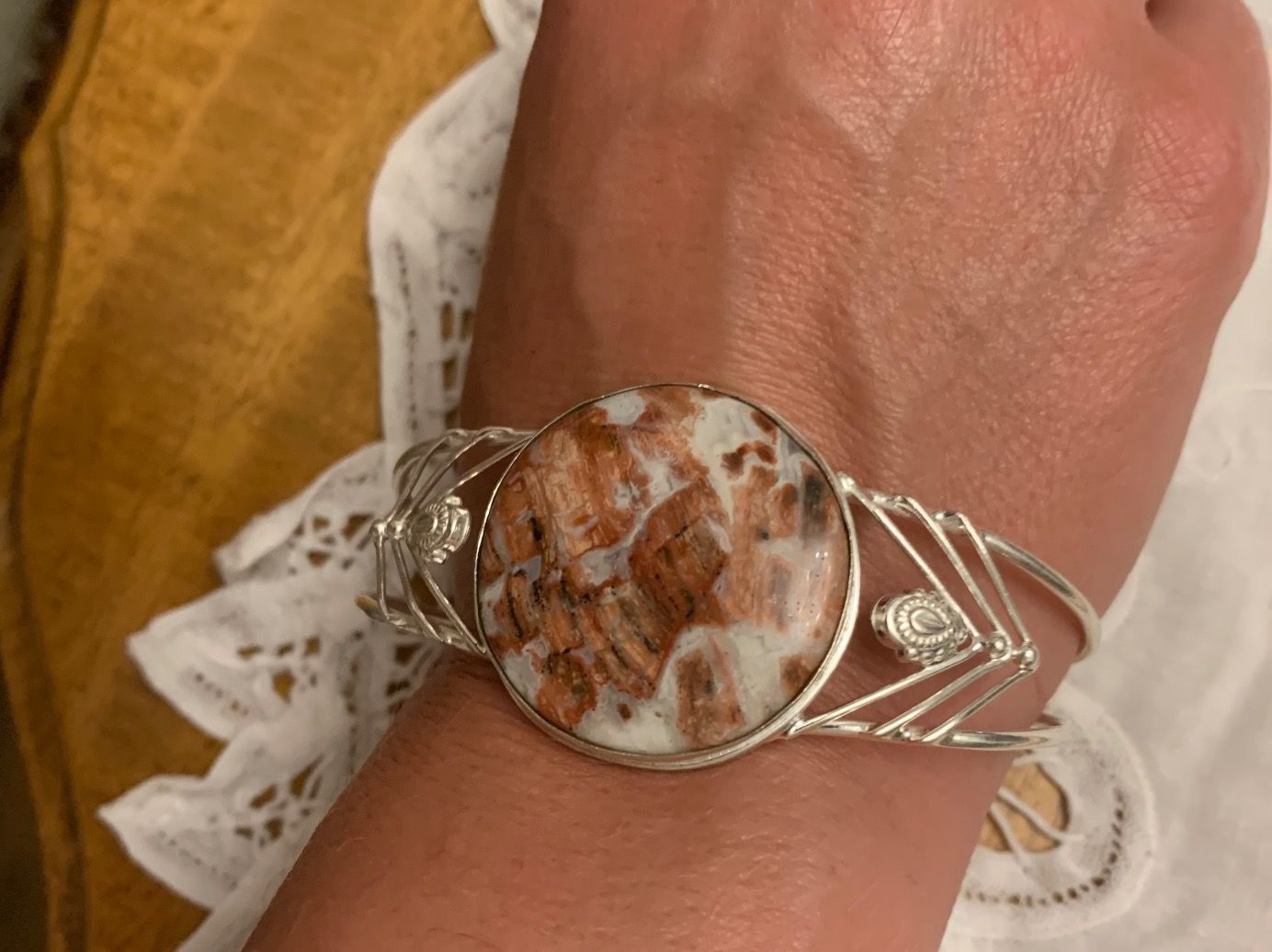Bracciali & Braccialetti: Armreif Armspange Silber Jaspis – Nuovo (secondo la descrizione) da Birsfelden venduto da Exclusivity 5