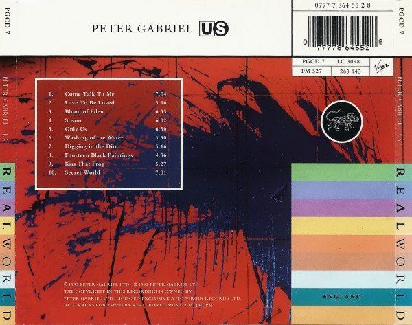 Peter Gabriel - US [Virgin] inc. 