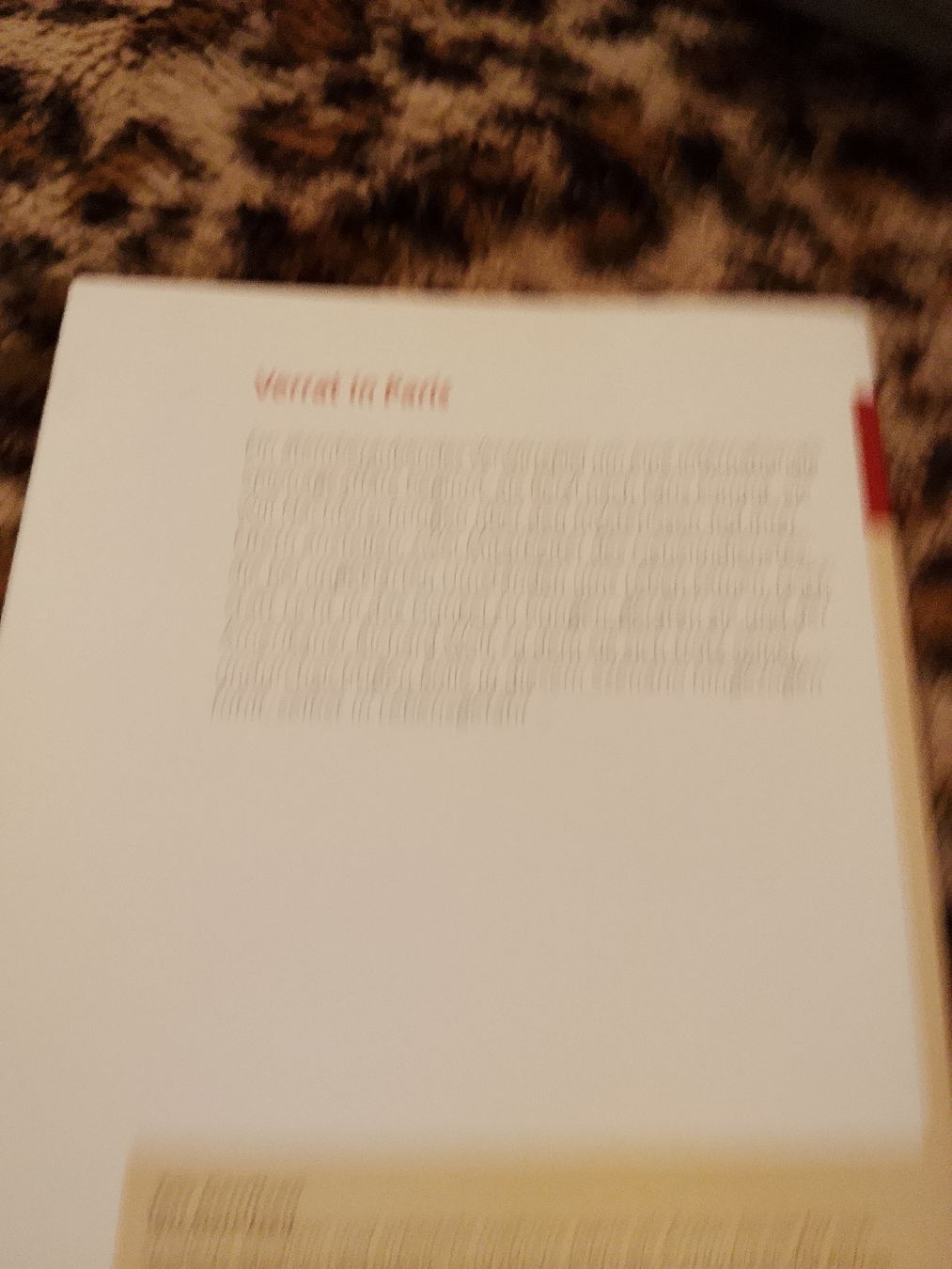 Bücher: Verrat in Paris  – Neu (gemäss Beschreibung) aus Volken von katz5 2