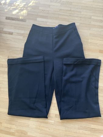 Hose King Louie schwarz weit geschnitten Grösse 34
