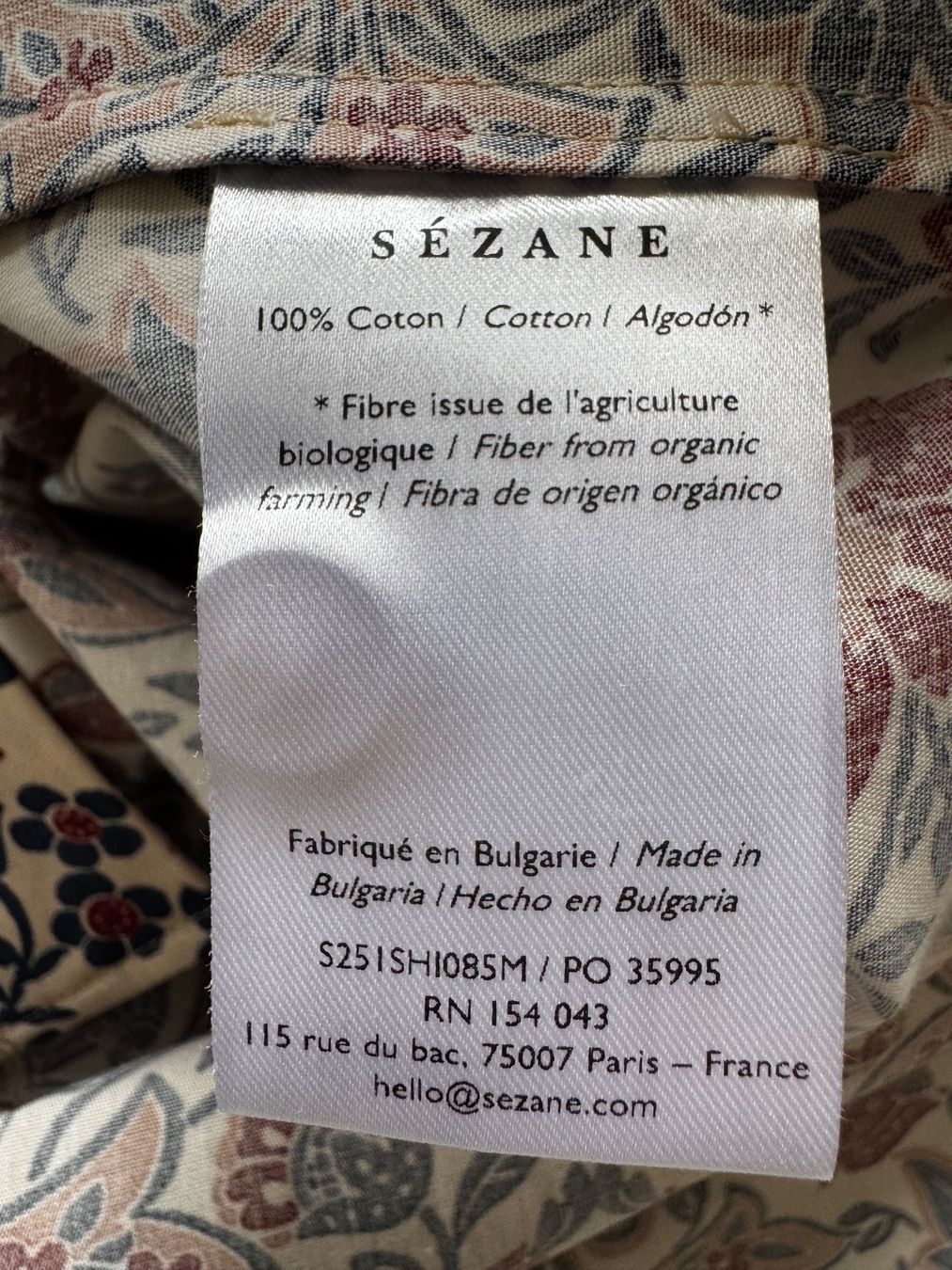 Sezane Camicette: Bluse Sézane, Grösse 38, NP CHF 110.00 – Nuovo (secondo la descrizione) da Altendorf venduto da lunapiena01 5