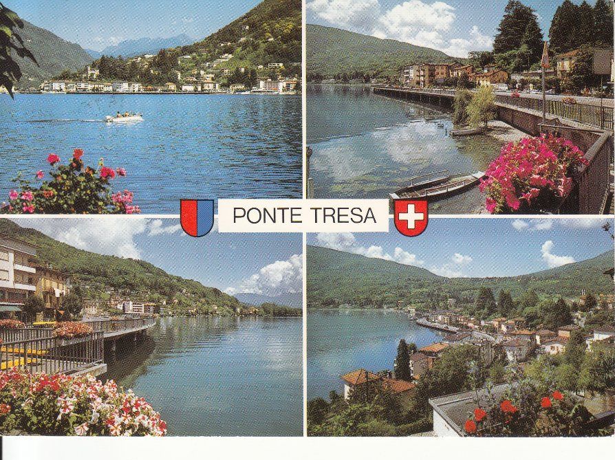Cartoline postali: Ponte Tresa 1980 – Usato da Bürglen TG venduto da StampGraf