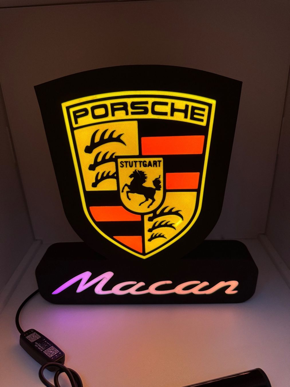 Lampade: Lightbox lumière led Porsche Macan – Nuovo (secondo la descrizione) da Vicques venduto da PAMB3D 6