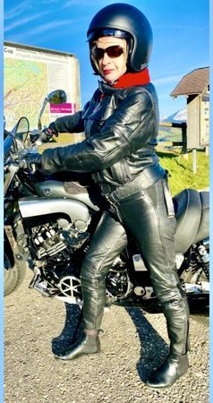 Hein Gericke Damen Motorrad-Lederkombi, Größe 36