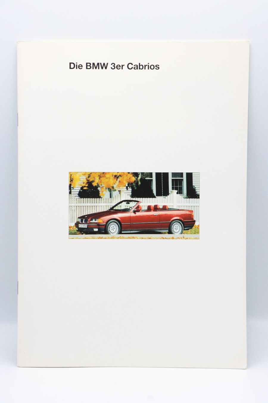 BMW Dokumente: BMW 3er Cabrios 1993 Prospekt – Gebraucht aus Bühl b.Aarberg von Collectorpassions