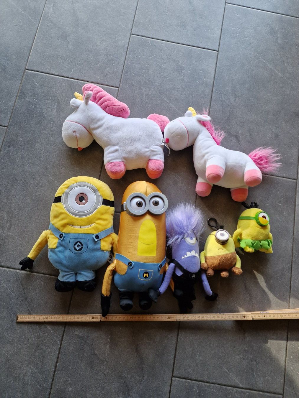 Spielzeuge: Minions und Einhorn Plüsch Stofftier Set – Gebraucht aus Koppigen von Kellerfundsachen 2