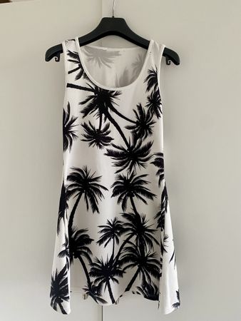 Sommerkleid Palmen Print, Grösse XS/S