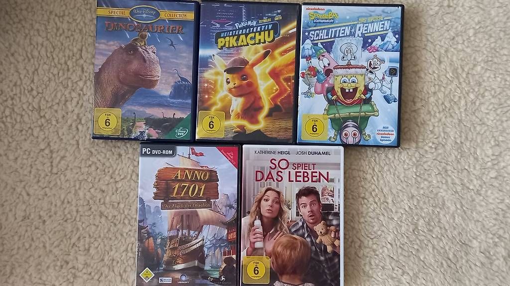 Tutti i DVDs: 5 DVD's ab 6 Jahren – Usato da Wattwil venduto da Rainbow412