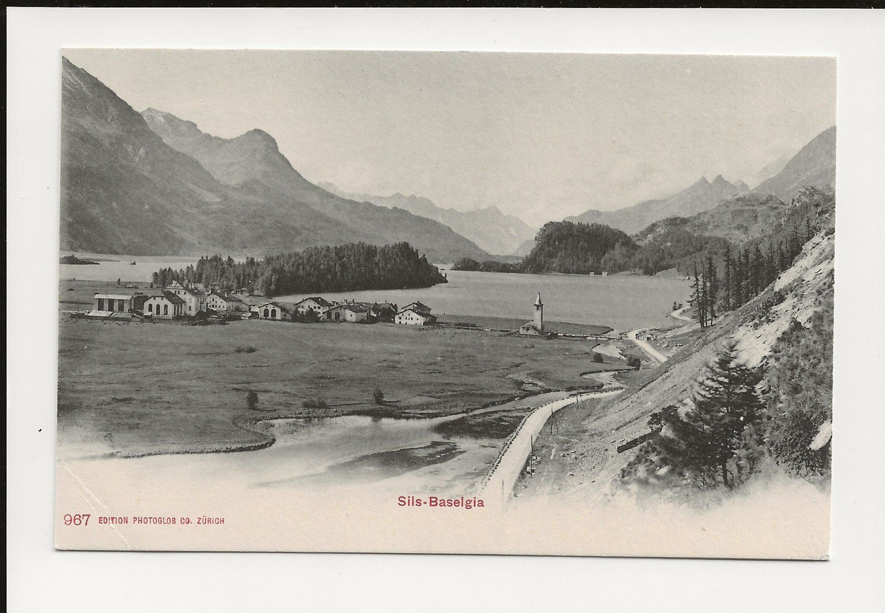 Ansichtskarten: AK  ca.1900 Sils-Baselgia – Gebraucht aus Greifensee von 315WDO