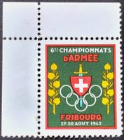 Armeemeistesch. 1942, Fribourg, Schweizer Kr, 2.WK, Wi AM 42