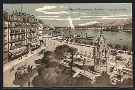 Genève, Hotel Richemond, Vue des fenêt