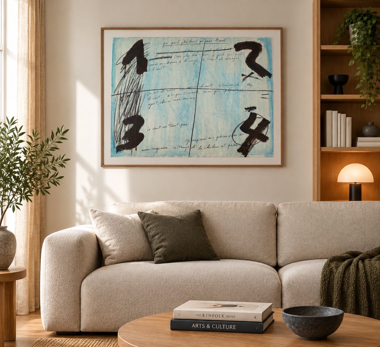 Arts picturaux & lithographies: Antoni Tàpies, hand signed Lithograph! – Neuf (Voir description) à Zürich par Vera_Ma 5