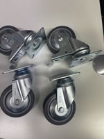 4 Lenkrollen mit Feststeller neu