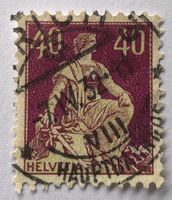 Helvitia mit Schwert mit VollStempel  Zürich