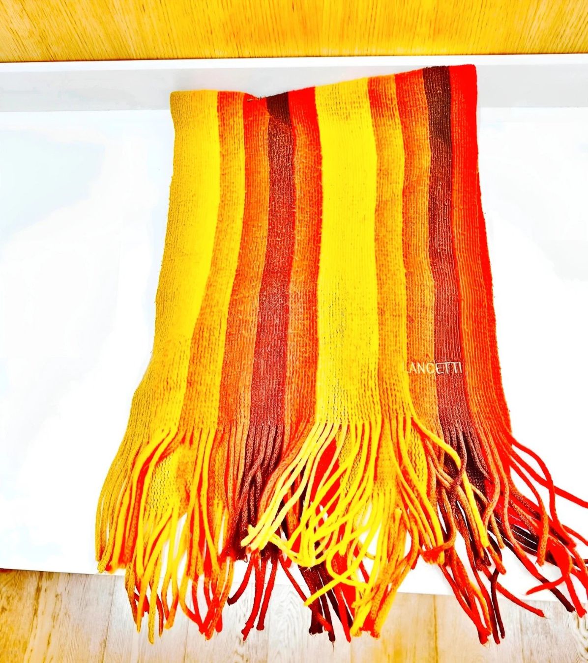 Foulards, Tücher & Schals: Sciarpa multicolore Lancetti – Neu (gemäss Beschreibung) aus Pregassona von tec_gdd7 1