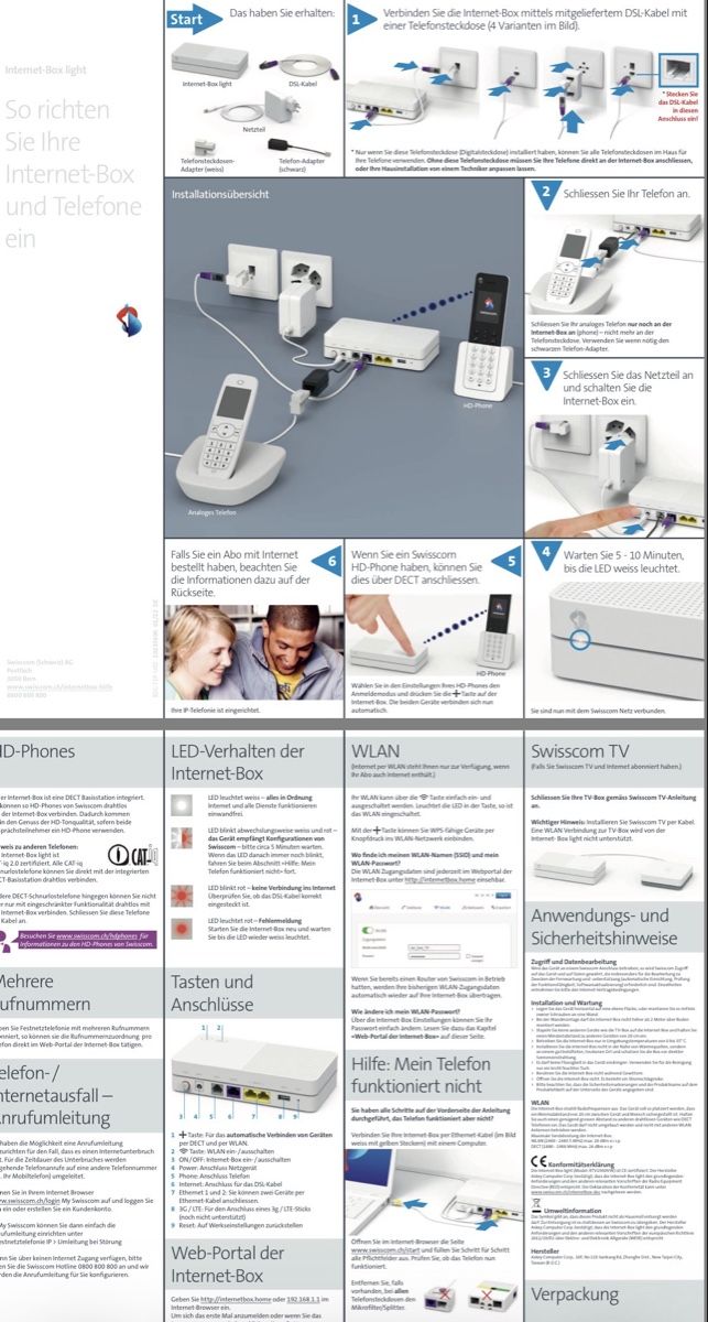 Swisscom WiFi: Swisscom WLAN Box Light – Usato da Schlieren venduto da Moma0 3