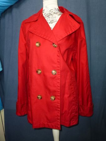 JACKE ESPRIT GR L NEU MIT ETIKETT ROT ÜBERGANG BAUMWOLLE