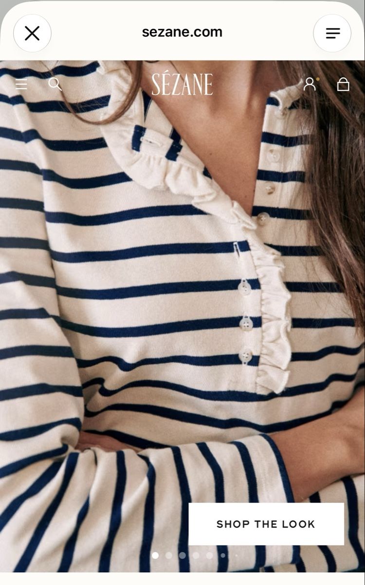 Sezane Tops: Sézane Gaël top – Neu (gemäss Beschreibung) aus Aarau Rohr von ash_m7hq 4