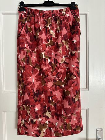 Twin-Set floral print skirt, midi, size M